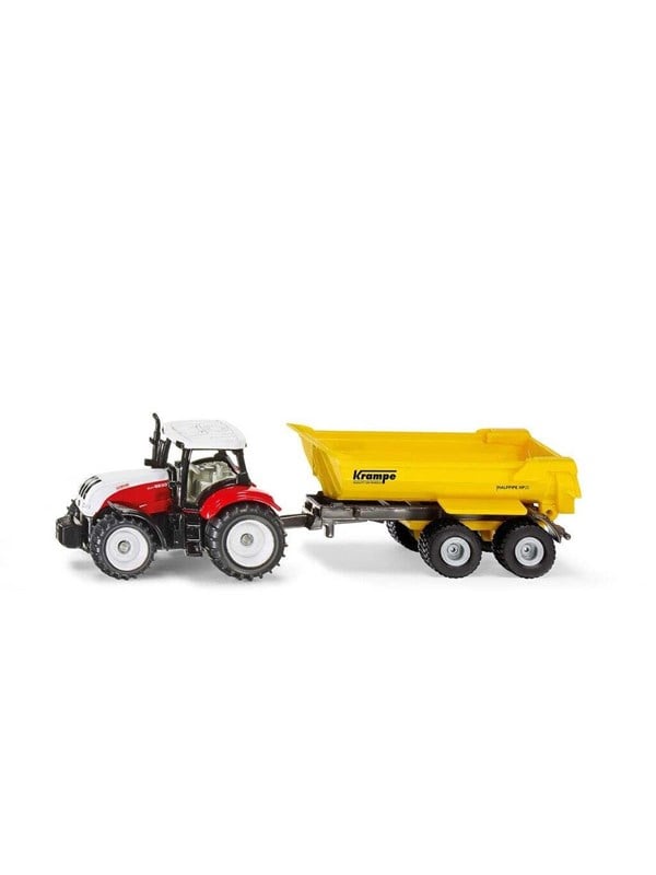 SIKU Steyr With Krampe Tipping Trailer