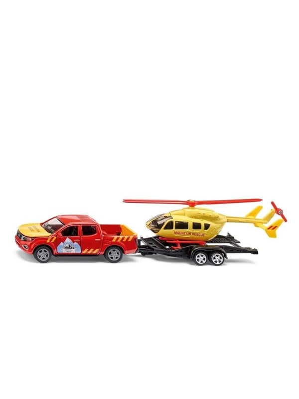 SIKU 150 Nissan Navara With Helicopter