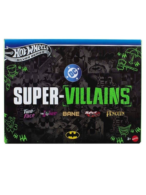 Hot Wheels Silver Batman 164 5-Pack