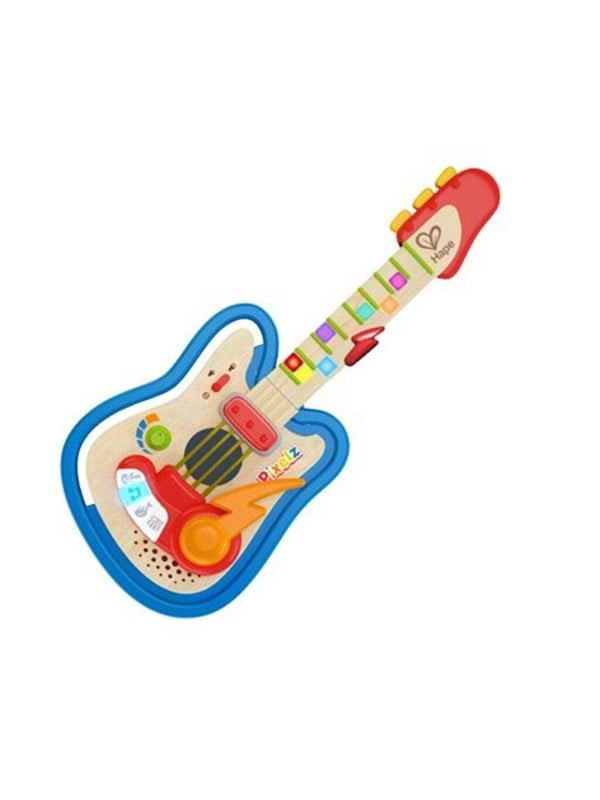 Hape Pixelz Rockstar Wooden Guitar