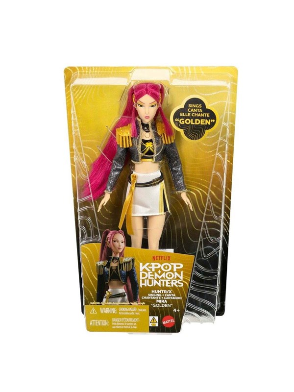 Puppe Mira HUNTR/X Golden K-Pop Kriegerinnen mit abnehmbarer Outfit