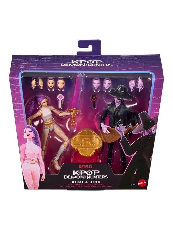 K POP Demon Hunters Action Figure Rumi Jinu 2-pack