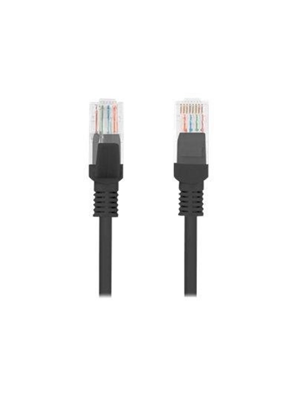 Lanberg patch cable - 20 m - black RAL 9004 - Schwarz