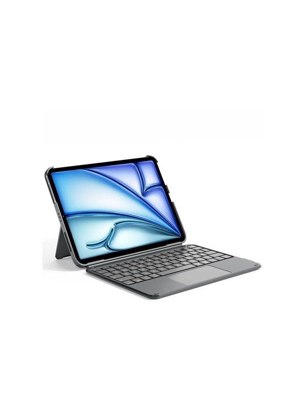 Ultraleicht Tastatur für iPad 11" (A16 2025), iPad 10, iPad Air 11" M4/M3/M2 (2026/2025/2024), iPad Air 5/4, iPad Pro 11" 4/3/2/1, QWERTZ, - Gray