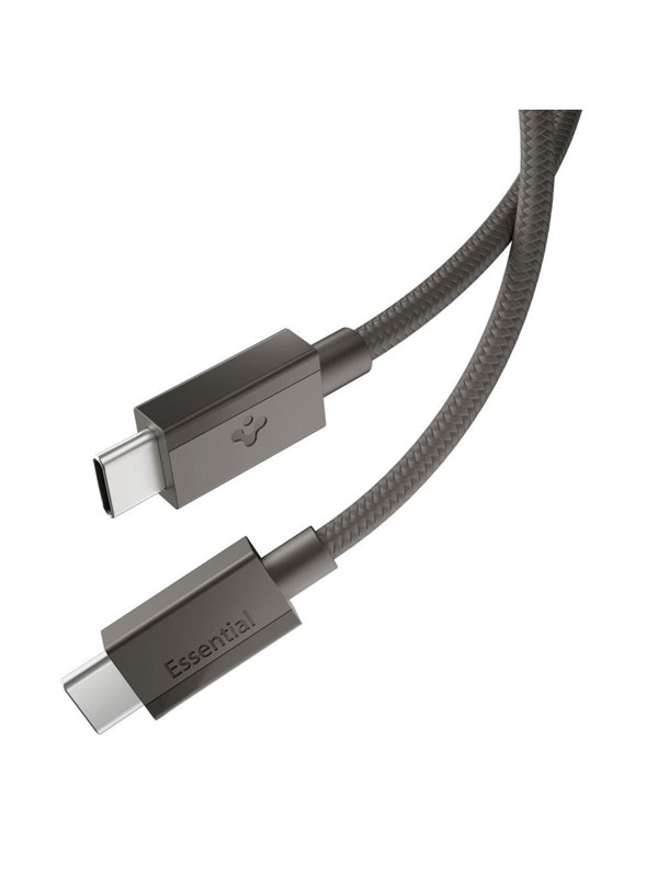 USB-C Daten- und Ladekabel - USB-C Spigen EB6015CC, 60W, 1,5m, Grau ACA10418