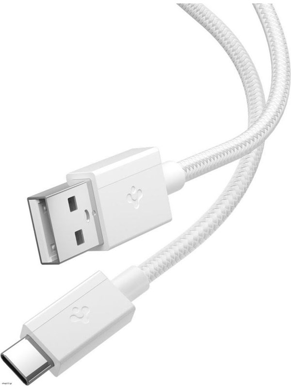 Daten- und Ladekabel USB-A - USB-C Spigen EB6015AC, 60W, 1,5m, Weiß ACA10413