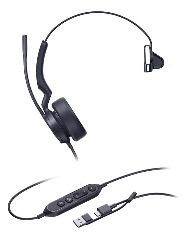 Yealink Network Yealink Headset UH44 Mono Teams USB-C/A