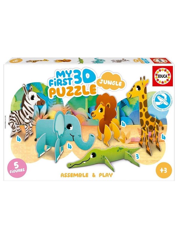 Educa 3D Puzzle Kids Baby Jungle 3D Puzzle