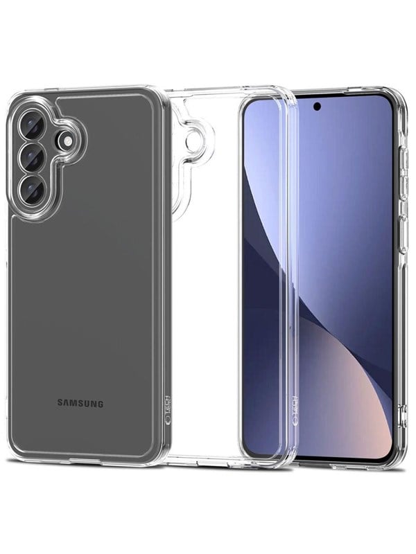 Tech-Protect FlexAir Hybrid Case for Samsung Galaxy A57 5G - Transparent