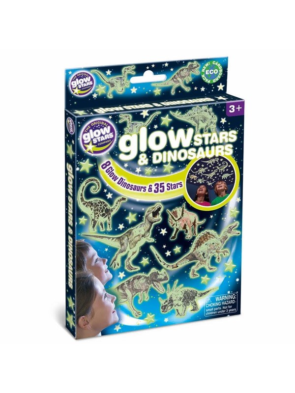 Brainstorm Glow Stars  Dinosaurs