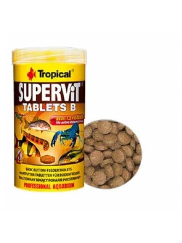 Tropical Supervit Tablets B Hauptfutter Bodentabletten, 1er Pack (1 x 250 ml)