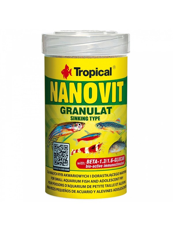 Tropical Nanovit Granulat 100 ml.