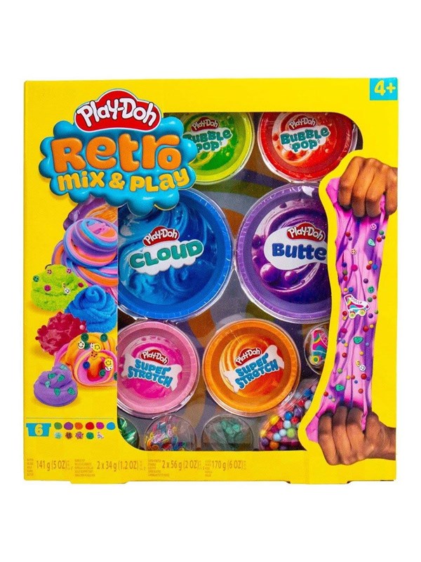 Play-Doh Retro Mix  Play 6 pack