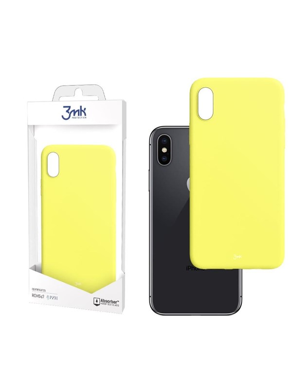 Image of 3mk Matt Case for iPhone X / XS - Yellow