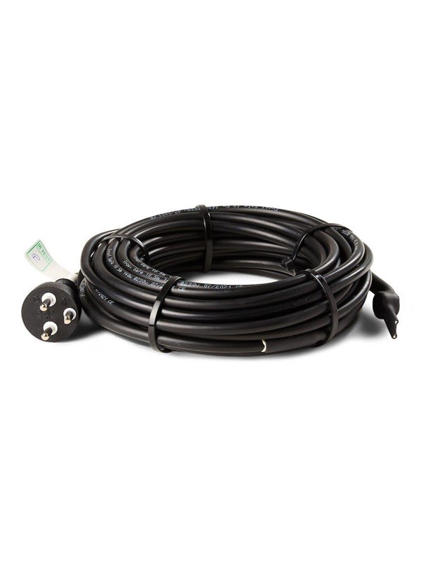 HEATCOM FrostSafe 13Wm Heizkabel mit Thermostat  Schutzkontaktstecker 38 Meter