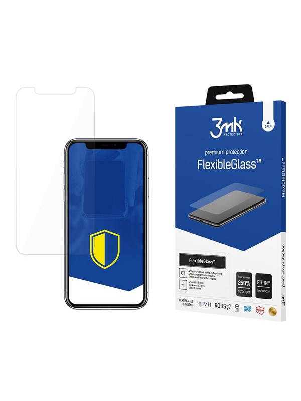 Image of 3mk FlexibleGlass Hybrid Glass for iPhone X / XS / 11 Pro