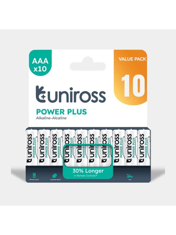 UNiROSS Power Plus Alkaline AAA 240 Pack