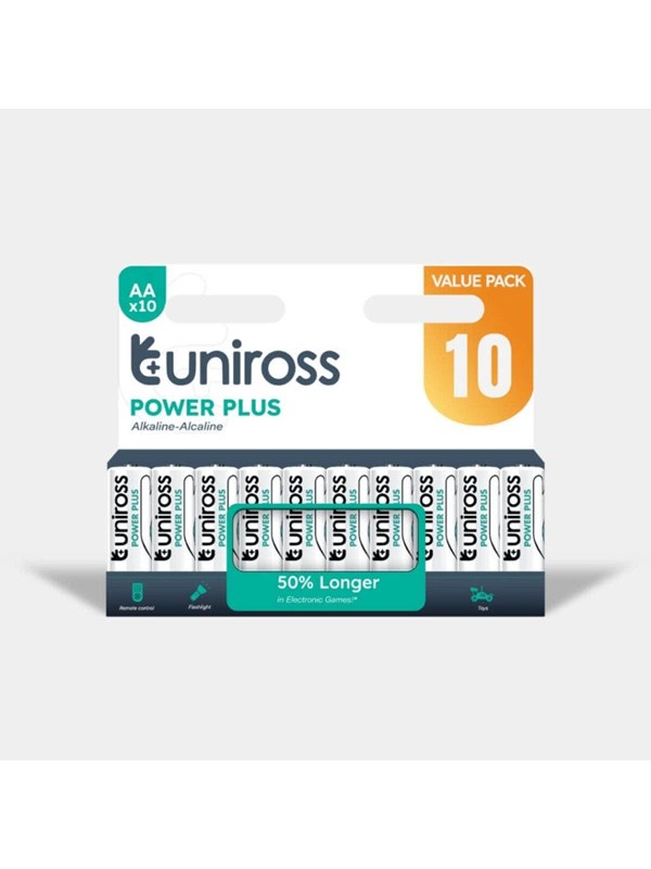 UNiROSS Power Plus Alkaline AA 240-Pack