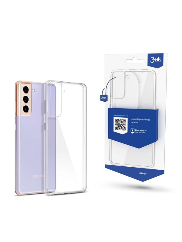 Image of 3mk Clear Case for Samsung Galaxy S21 5G - Transparent