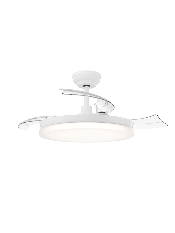 Philips LED-Deckenventilator Solr, weiß, DC, leise, CCT