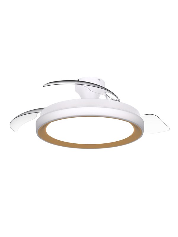 Deckenventilator mit Licht Philips Bliss 106cm LED 6 Stufen Einklappbare Flügel Fernbedienung