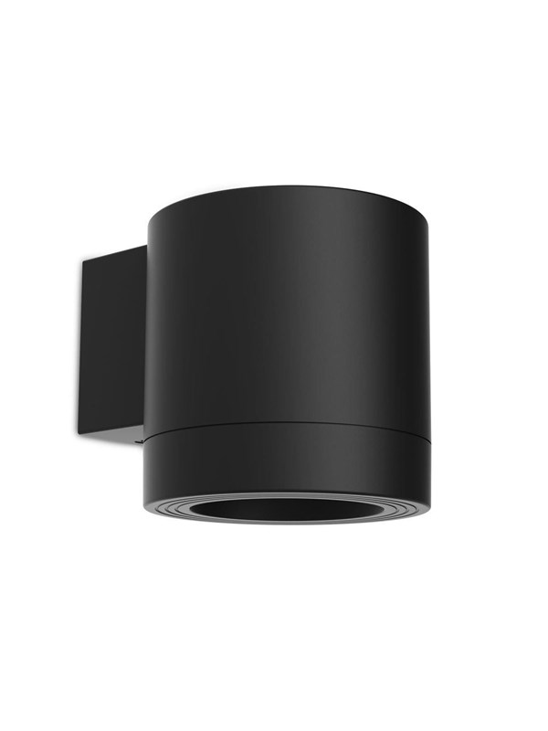 Philips Außenwandleuchte Fylx, schwarz, Metall, IP44, GU10