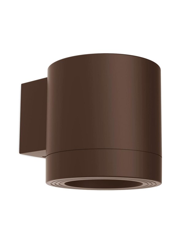 Philips Außenwandleuchte Fylx, braun, Metall, IP44, GU10