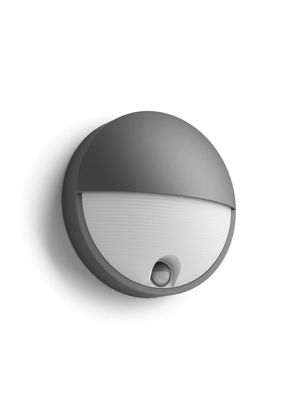 Philips LED-Außenwandleuchte Capricorn UE, Sensor, IP44
