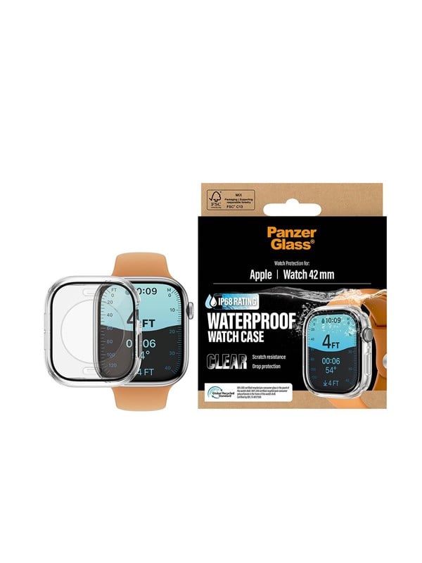 PanzerGlass Waterproof Full Body Case Transparent Apple Watch Series 11  10  42mm