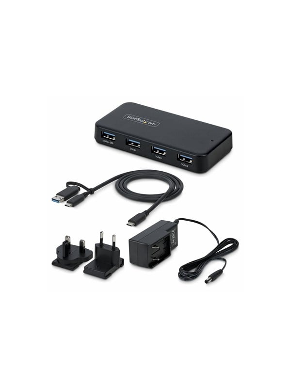 Hub StarTech 4 Ports USB-A 5 Gbps Modell ST4300USB3V2-UE mit BC 1.2 Ladefunktion