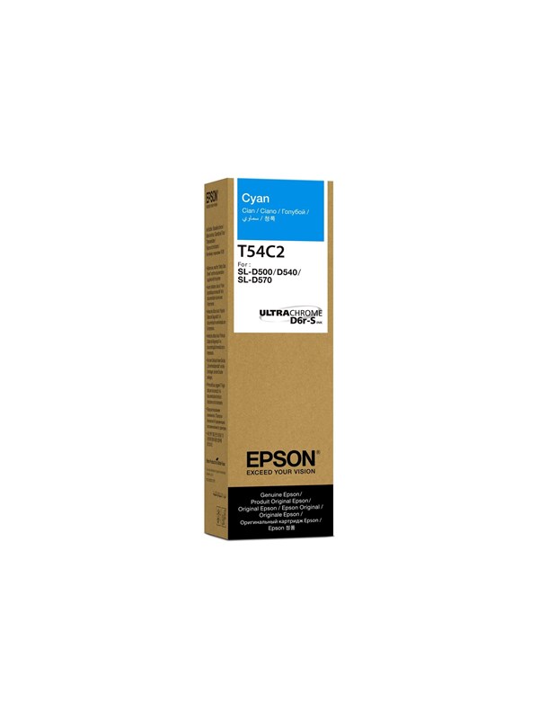 Epson T54C - cyan - original - ink refill