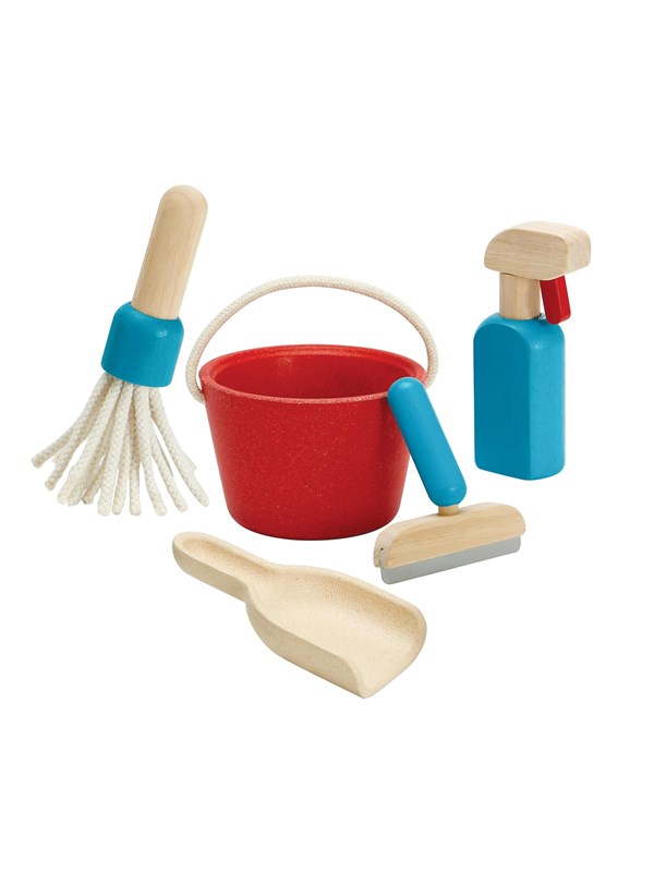 Holz-Spielzeug HAUSPUTZ-SET 5-teilig