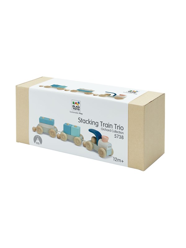 PLANTOYS Stacking Train Trio