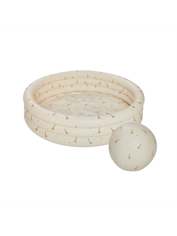 Kleine aufblasbare Schwimmbecken mit Strandball OYOY Living Design Girafe