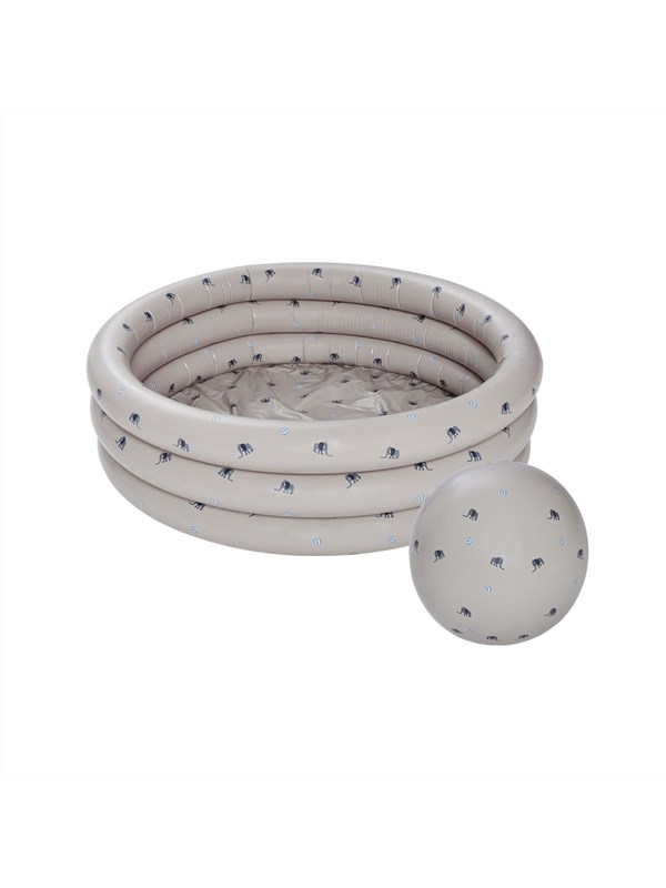 Kleine aufblasbare Schwimmbecken mit Strandball OYOY Living Design Elephants