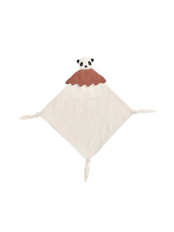 Mini-Panda-Stofftier aus Bio-Baumwolle OYOY Living Design