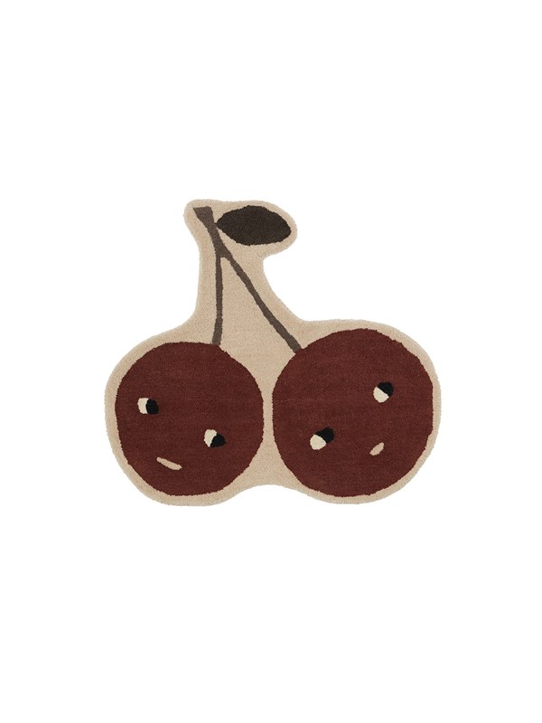 OYOY MINI Kirschroter Teppich