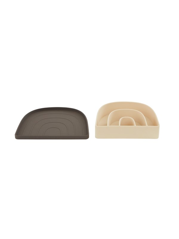 Mini-Teller-Set und Schüssel aus Silikon OYOY Living Design