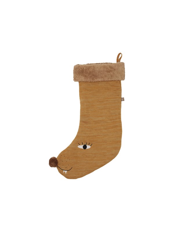 Weihnachtsdekoration Mini-Weihnachtsstrumpf aus Baumwolle für Kinder OYOY Living Design