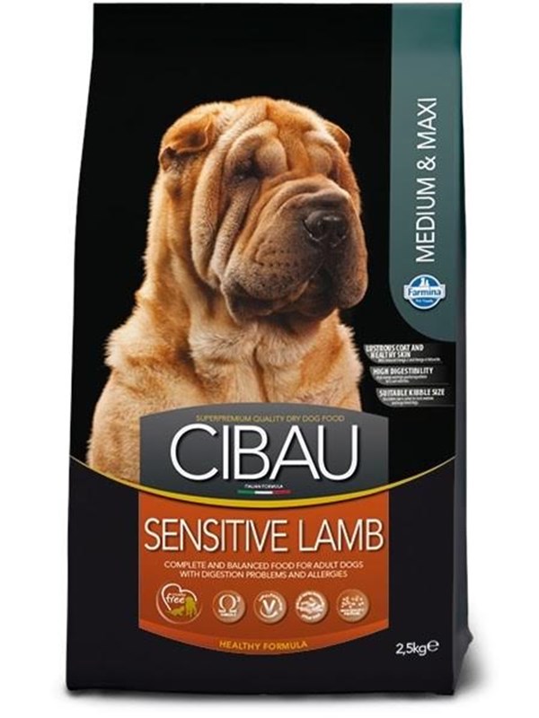 Futter SENSITIVE LAMB MEDIUM & MAXI Erwachsener Lamm 14 Kg