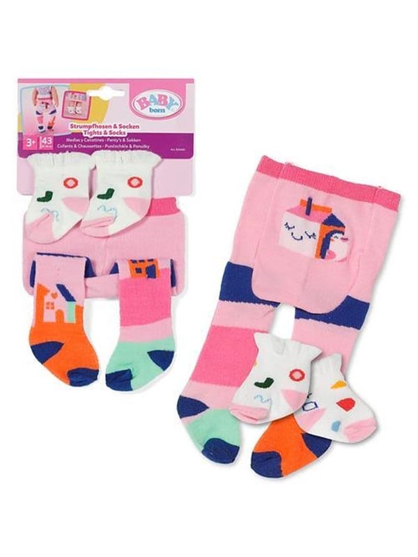 Baby Born Tights  Socks 2 assorted 43cm