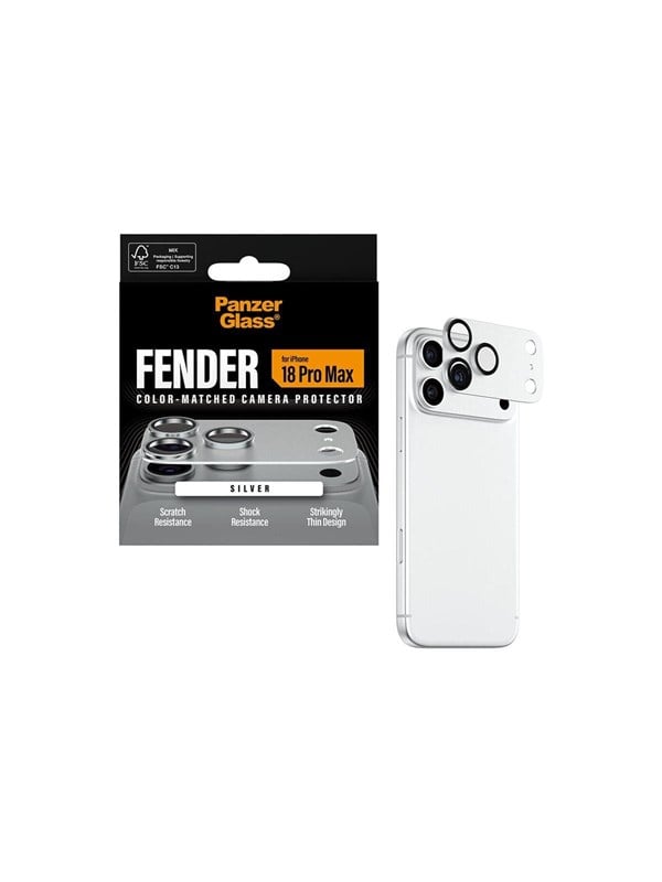 PanzerGlass Fender Camera Protector Silver Apple iPhone 18 Pro Max