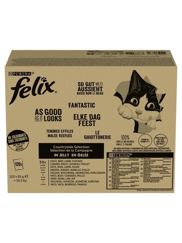 120x 85g Doppelt Jumbopack So gut wie es aussieht lecker Katzenfutter nass