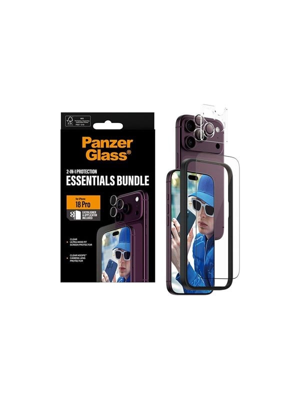 PanzerGlass PanzerGlass 2-in-1 Essentials Bundle iPhone 18 Pro