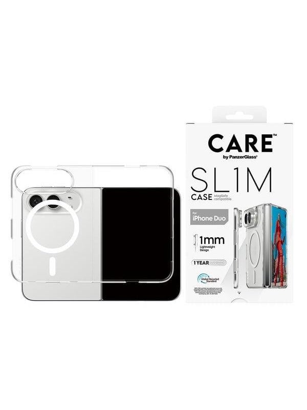 CARE by PanzerGlass Signature Case SLIM PC/TPU Case Transparent Apple iPhone Duo