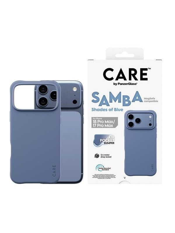 CARE by PanzerGlass Samba Case Shades of Blue w MagSafe Apple iPhone 18 Pro Max  17 Pro Max