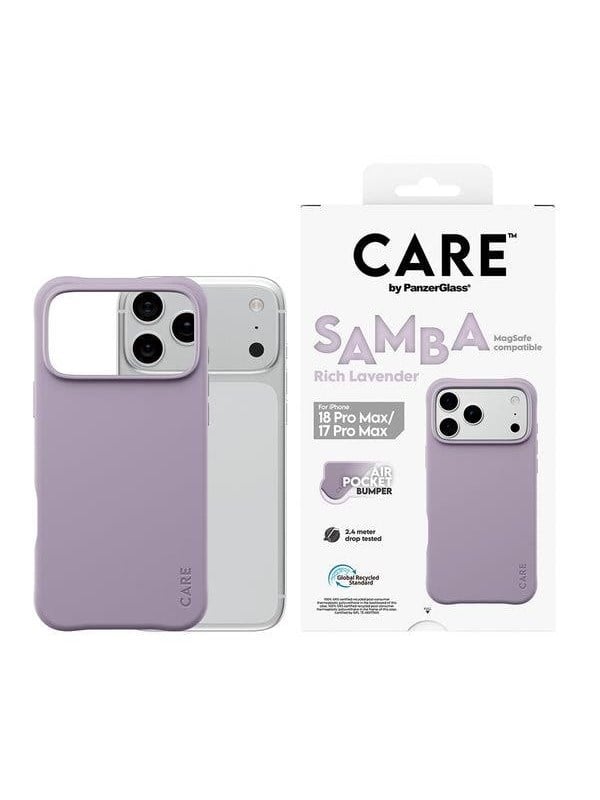 CARE by PanzerGlass Samba Case Rich Lavender w MagSafe Apple iPhone 18 Pro Max  17 Pro Max
