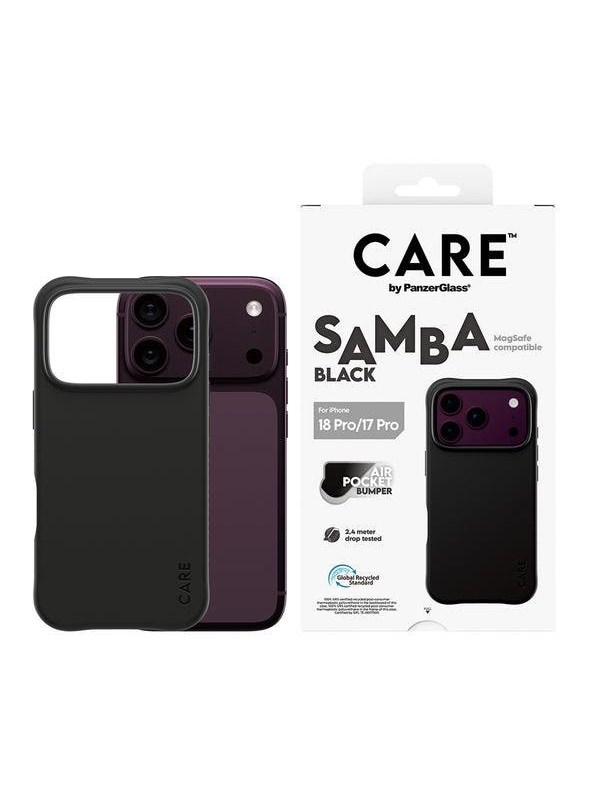 CARE by PanzerGlass Samba Case Black w MagSafe Apple iPhone 18 Pro  17 Pro