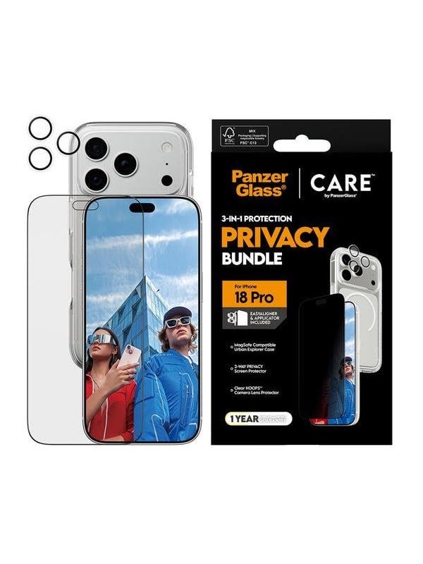 CARE by PanzerGlass Privacy Flagship 3-in-1 Bundle Apple iPhone 18 Pro