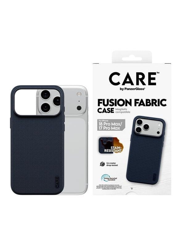 CARE by PanzerGlass Fusion Fabric Case Blue w MagSafe Apple iPhone 18 Pro Max  17 Pro Max